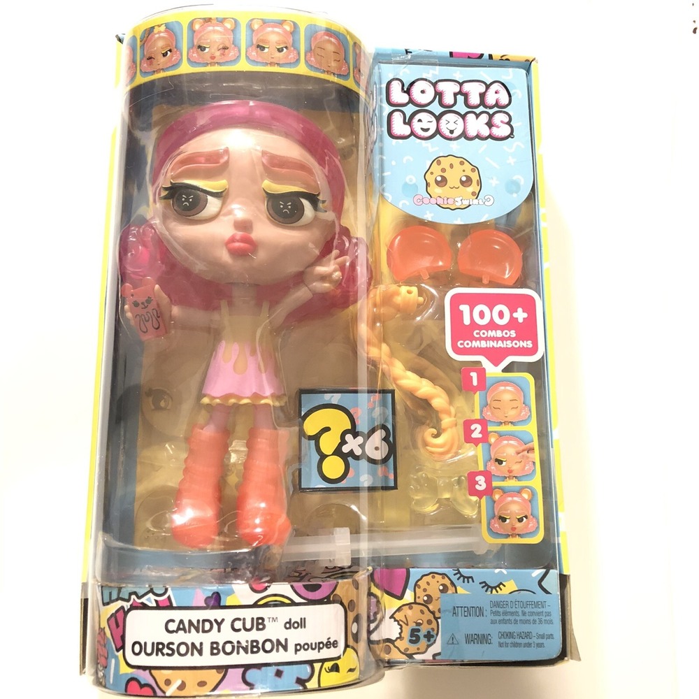 Mattel Lotta Looks Cookie Swirl Candy Cub Doll Toy‎ Play  NEW